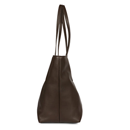 Favore Womens Brown Leather Shoulder Bag