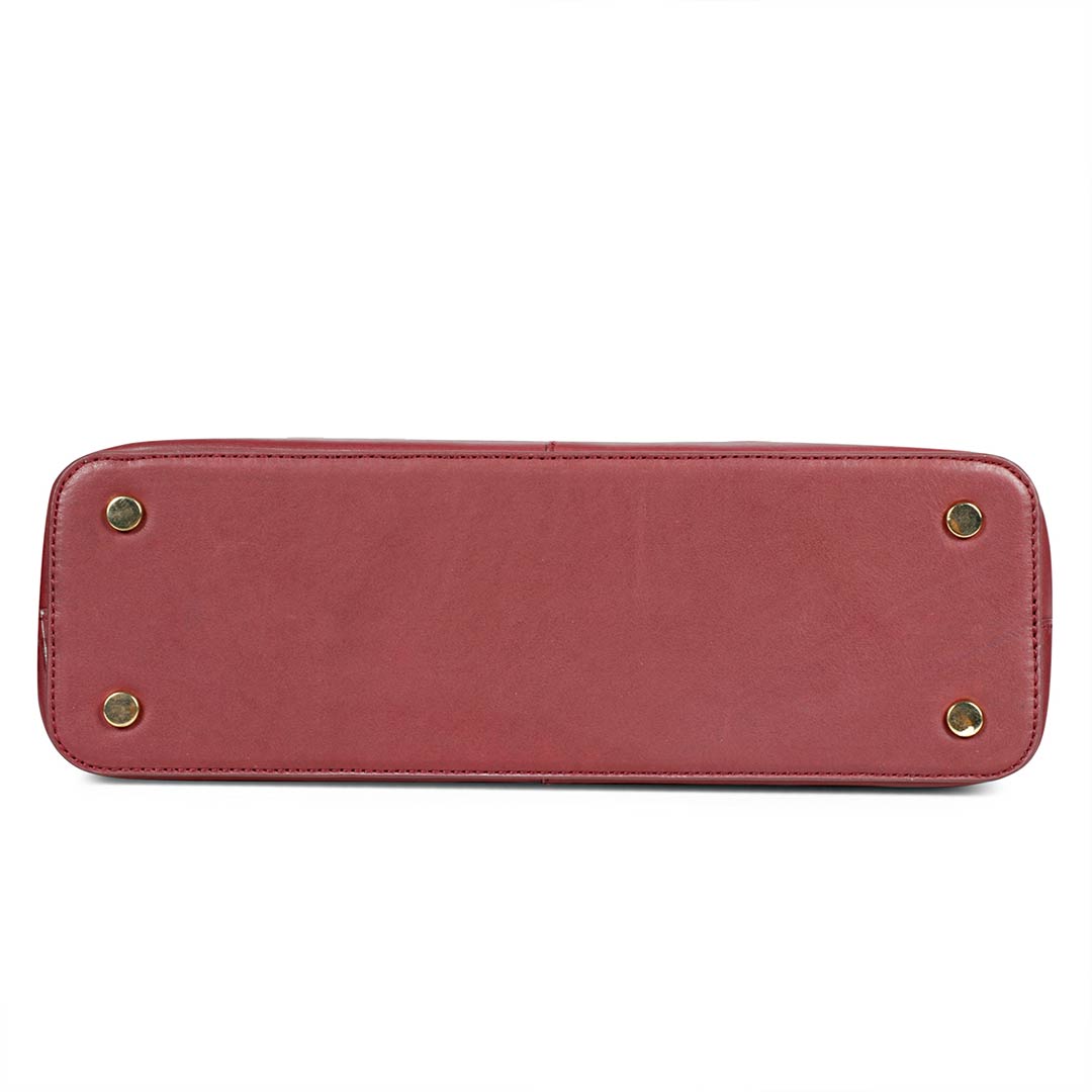 Favore Womens Leather Structured Shoulder Bag