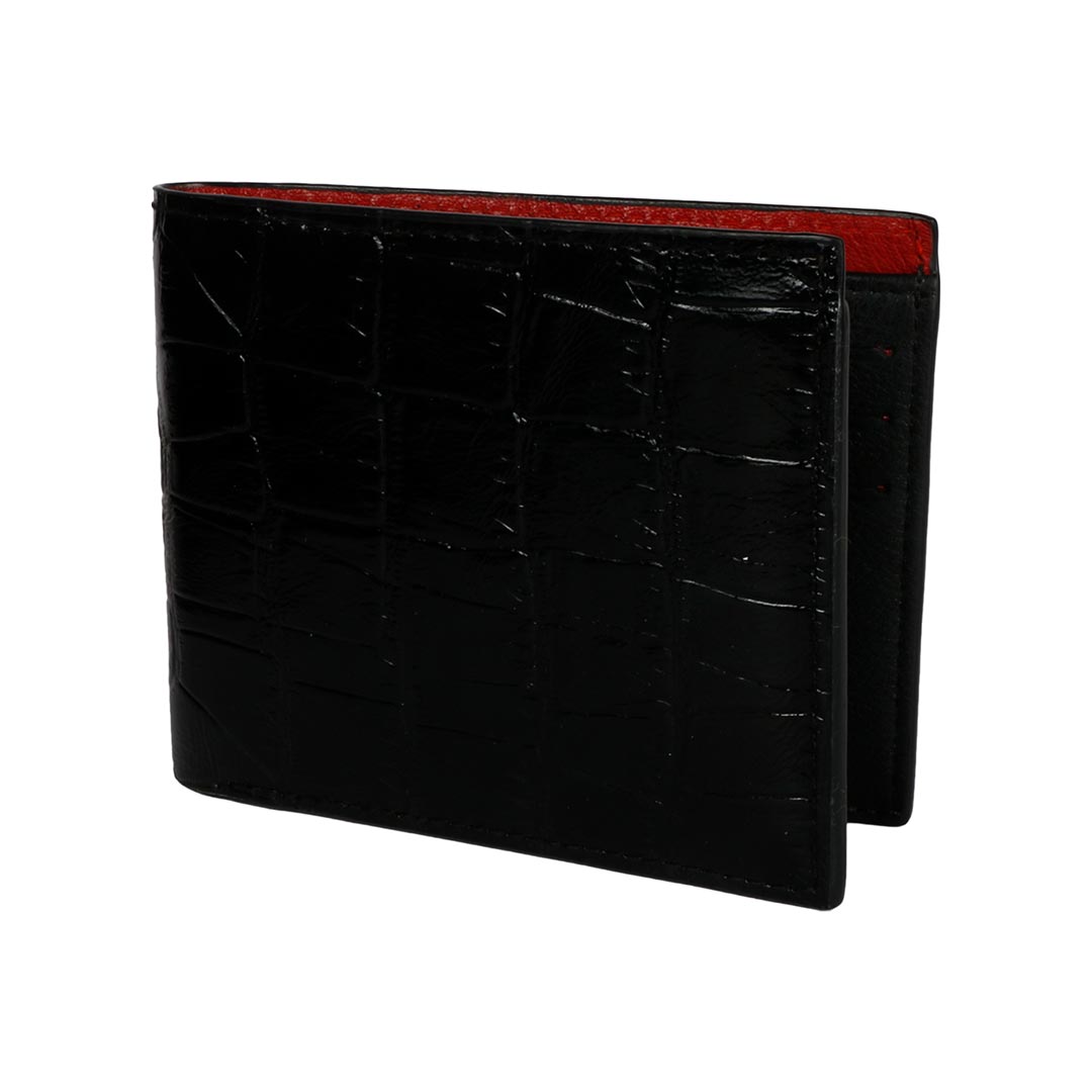 Saint Eadred Black Croco Patent Shiny Leather With Set - SaintG India