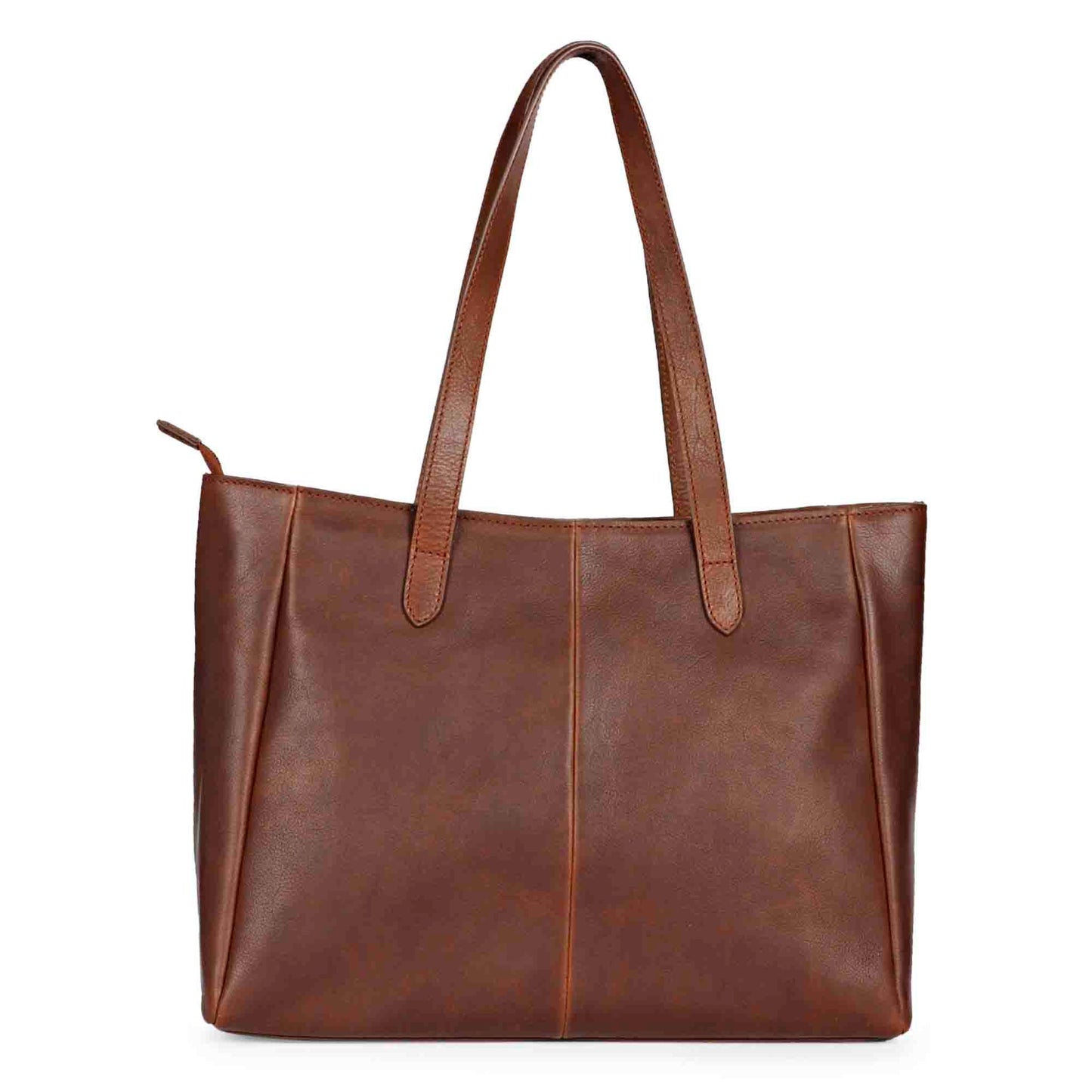 Favore Womens Brown Leather Shoulder Bag
