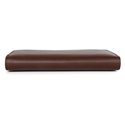 Favore Brown Leather Purse Clutches