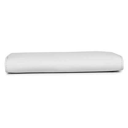 Favore White Leather Purse Clutche