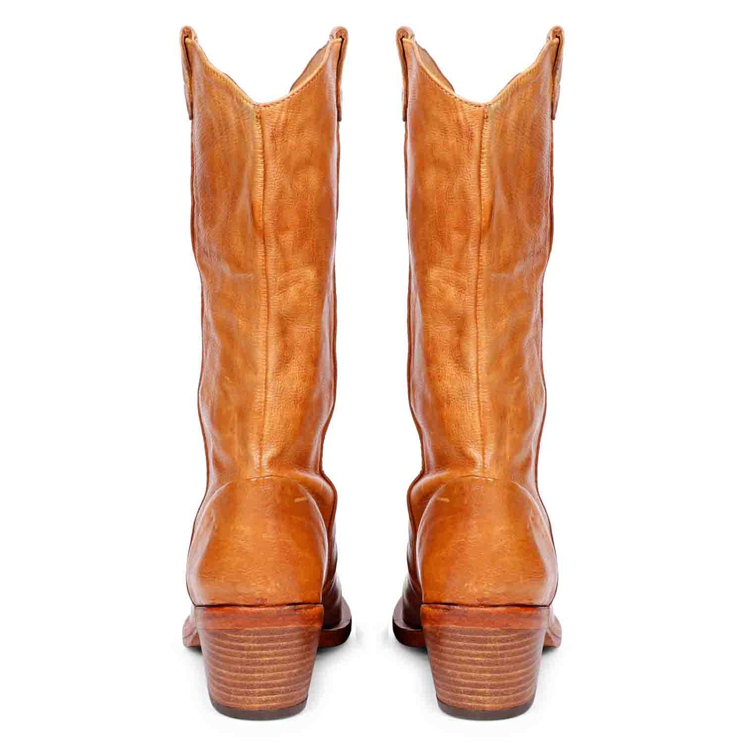 Saint Lara Cognac Leather Washed Calf Boot