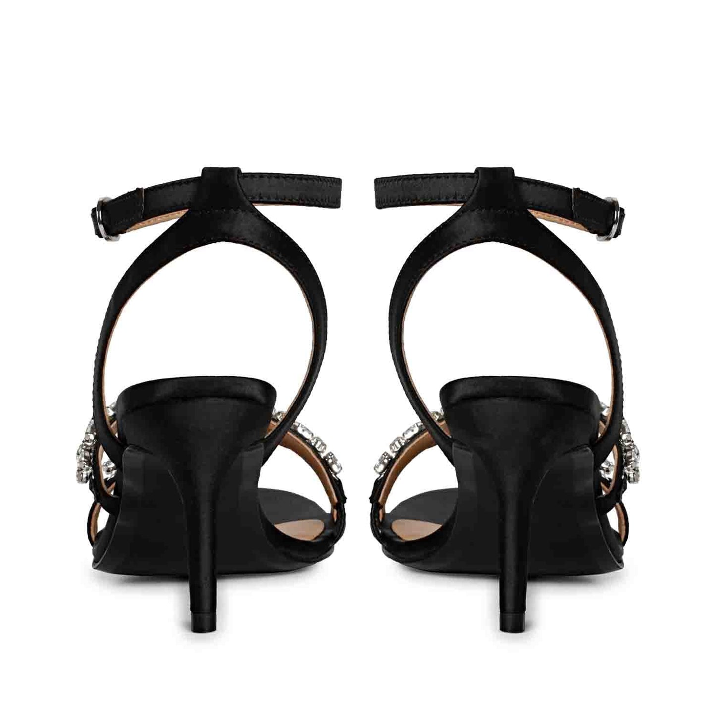 Black Leather Stilettos: Saint Isla's Stunning Design