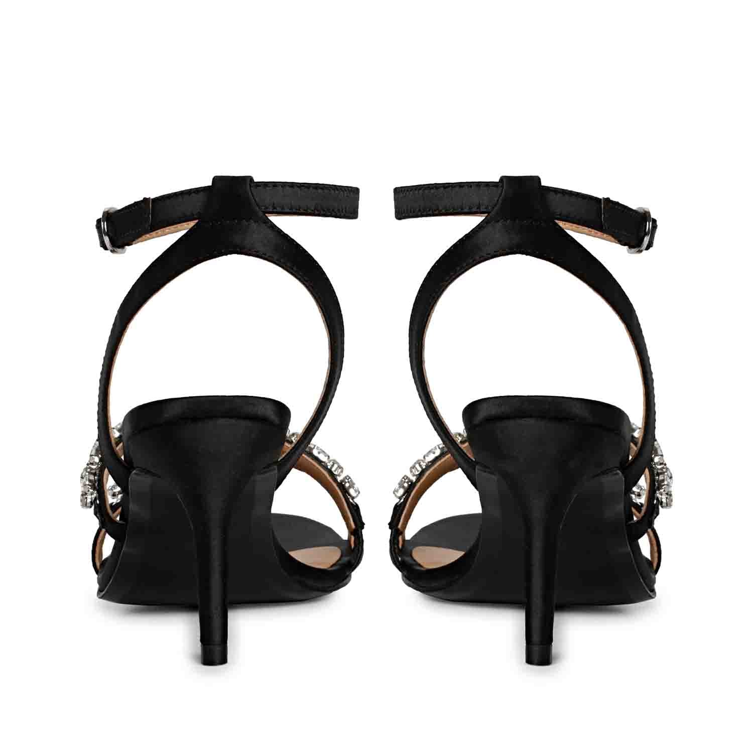 Black Leather Stilettos: Saint Isla's Stunning Design