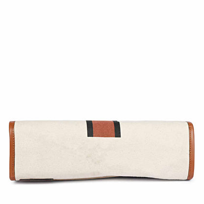 Favore Leather Off White Bucket Handheld Bag