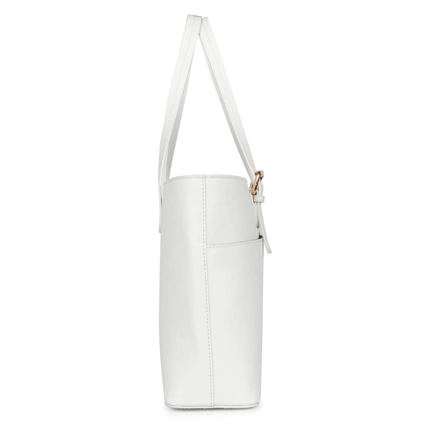 Textured Leather Oversized Shopper Handheld Bag