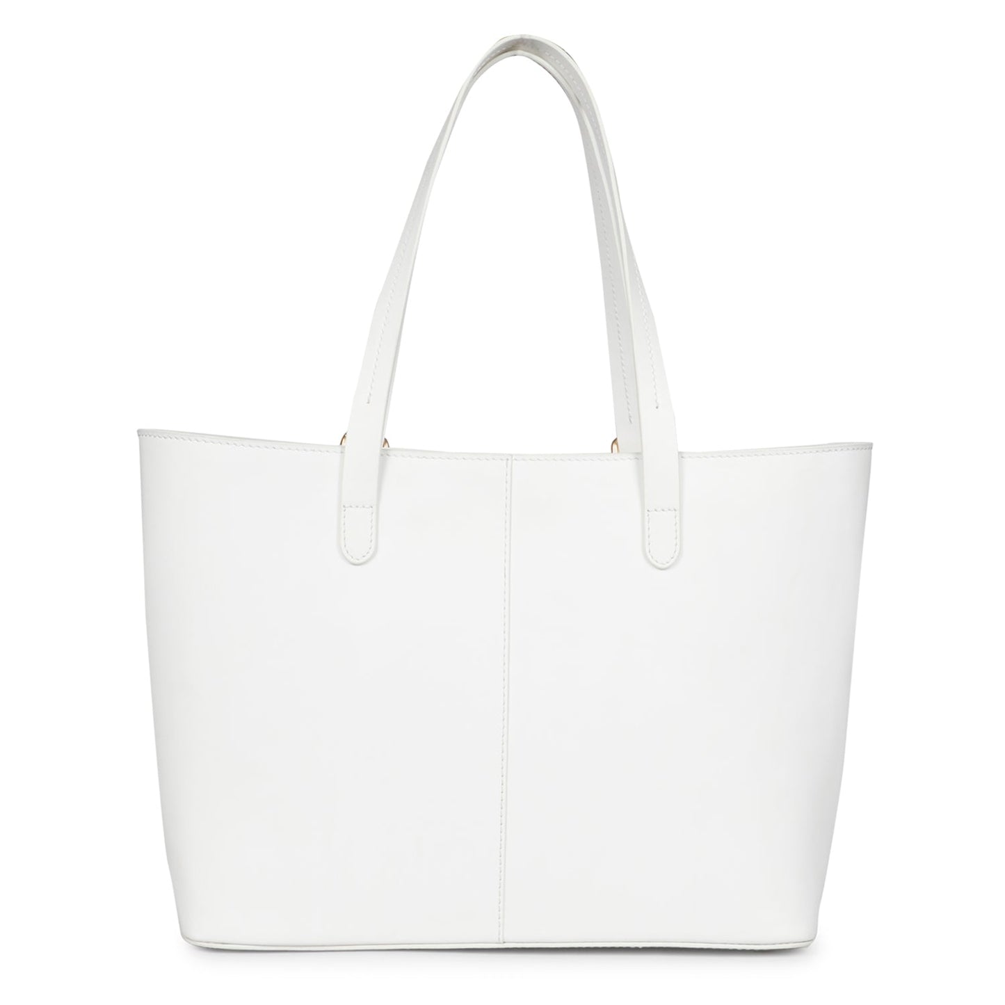 Textured Leather Oversized Shopper Handheld Bag
