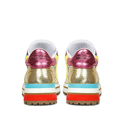 Whitesta Edana Multi Color Leather Sneakers