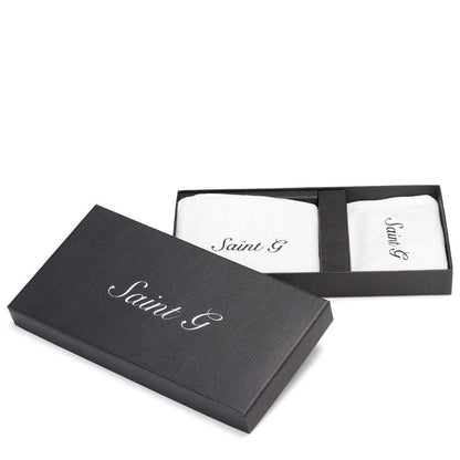 Red Italian Leather Men's Wallet Set - SaintG India