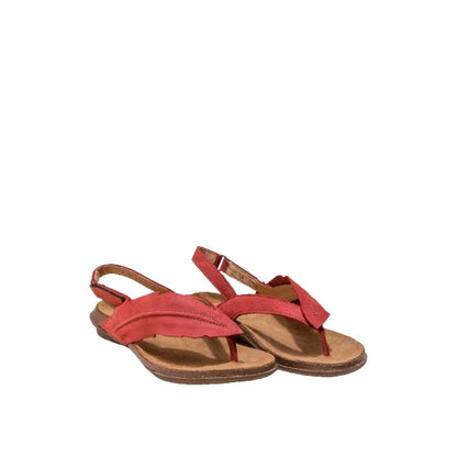 El Naturalista Tibet Embellished Leather Block Sandals