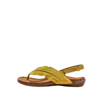 El Naturalista Herbal Embellished Leather Block Sandals