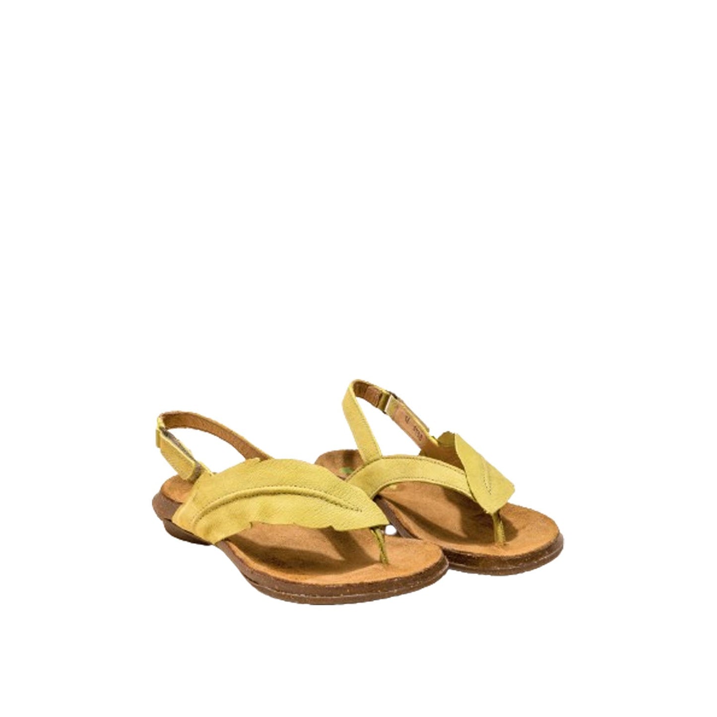 El Naturalista Herbal Embellished Leather Block Sandals