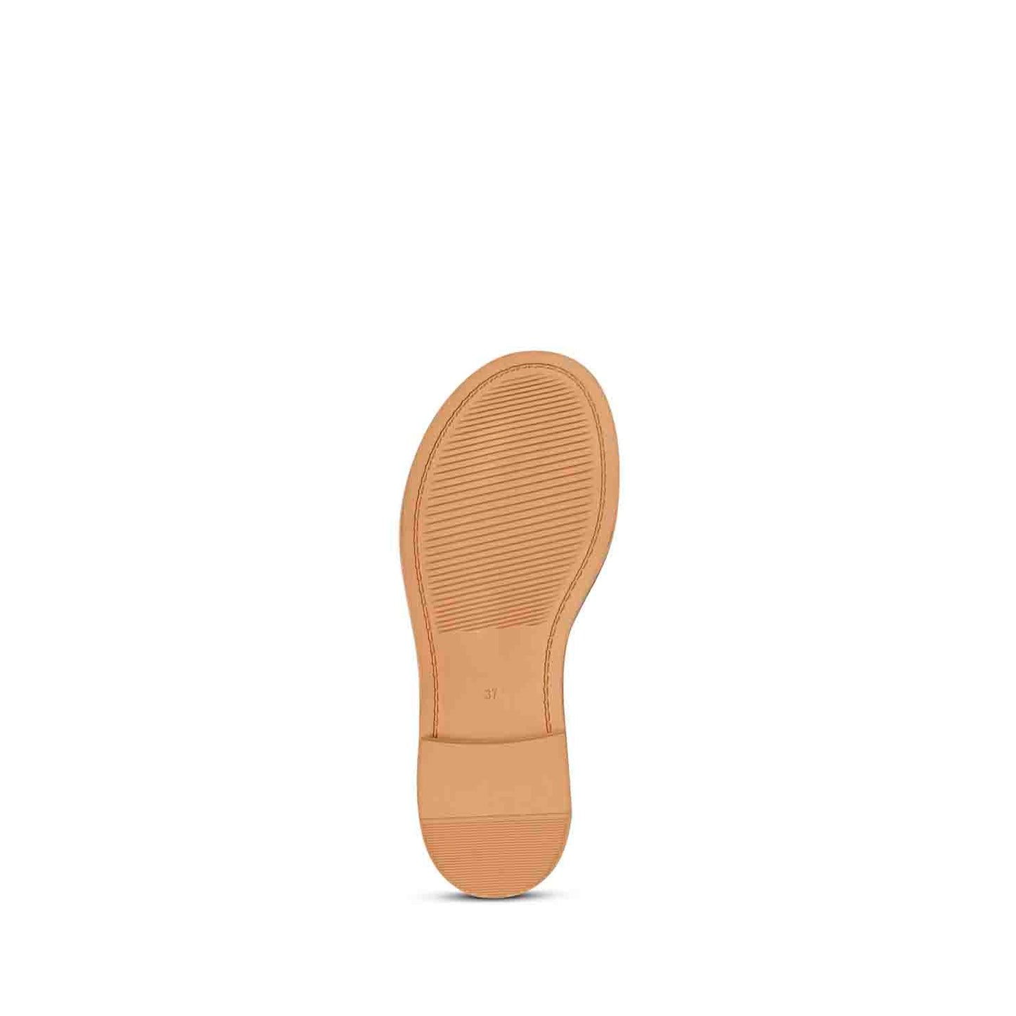ViviBlu White Leather Flat Sandals