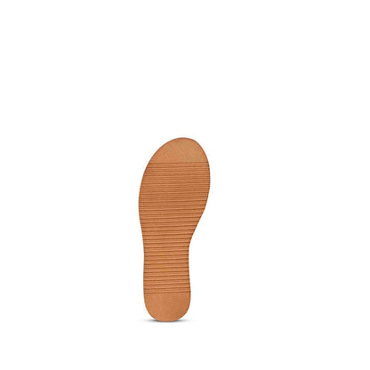 ViviBlu Cuoio Platform Sandals With Champange Leather