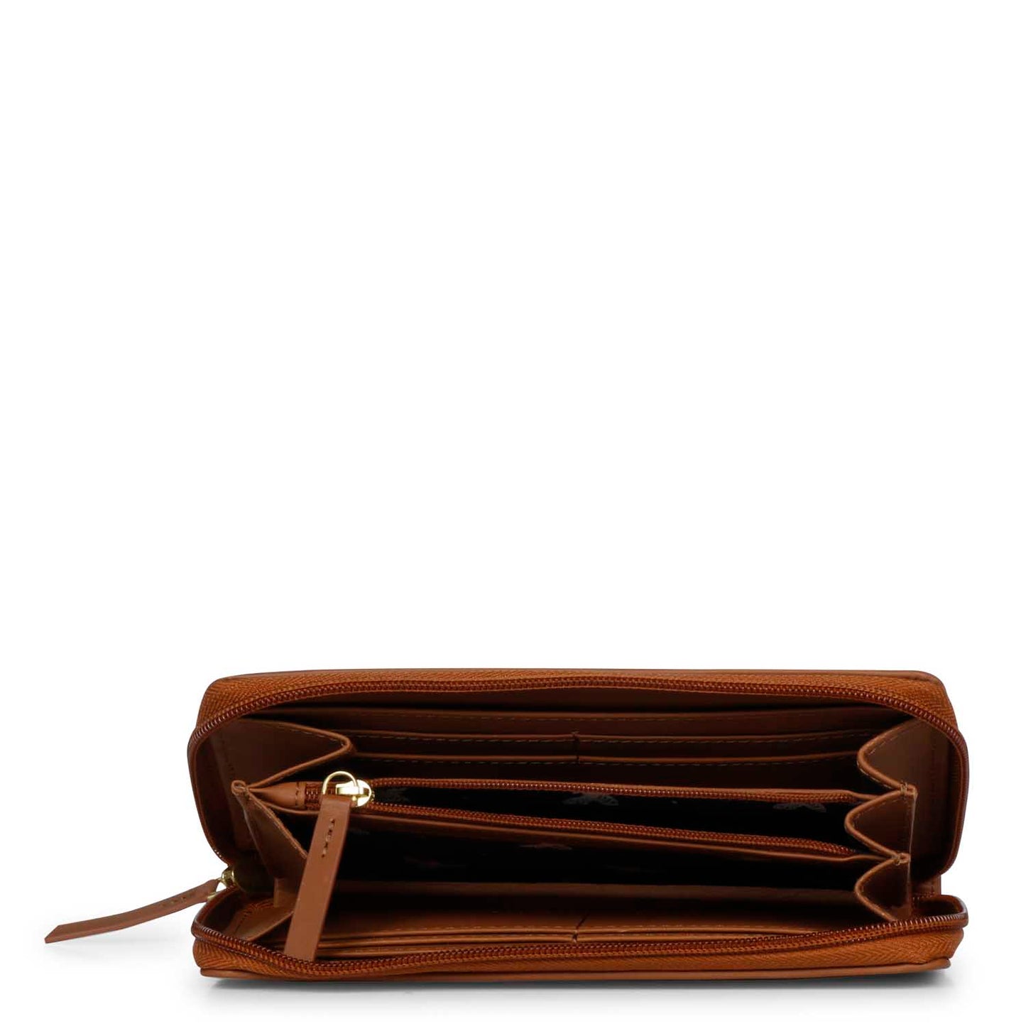 Favore Tan Leather Purse Clutches