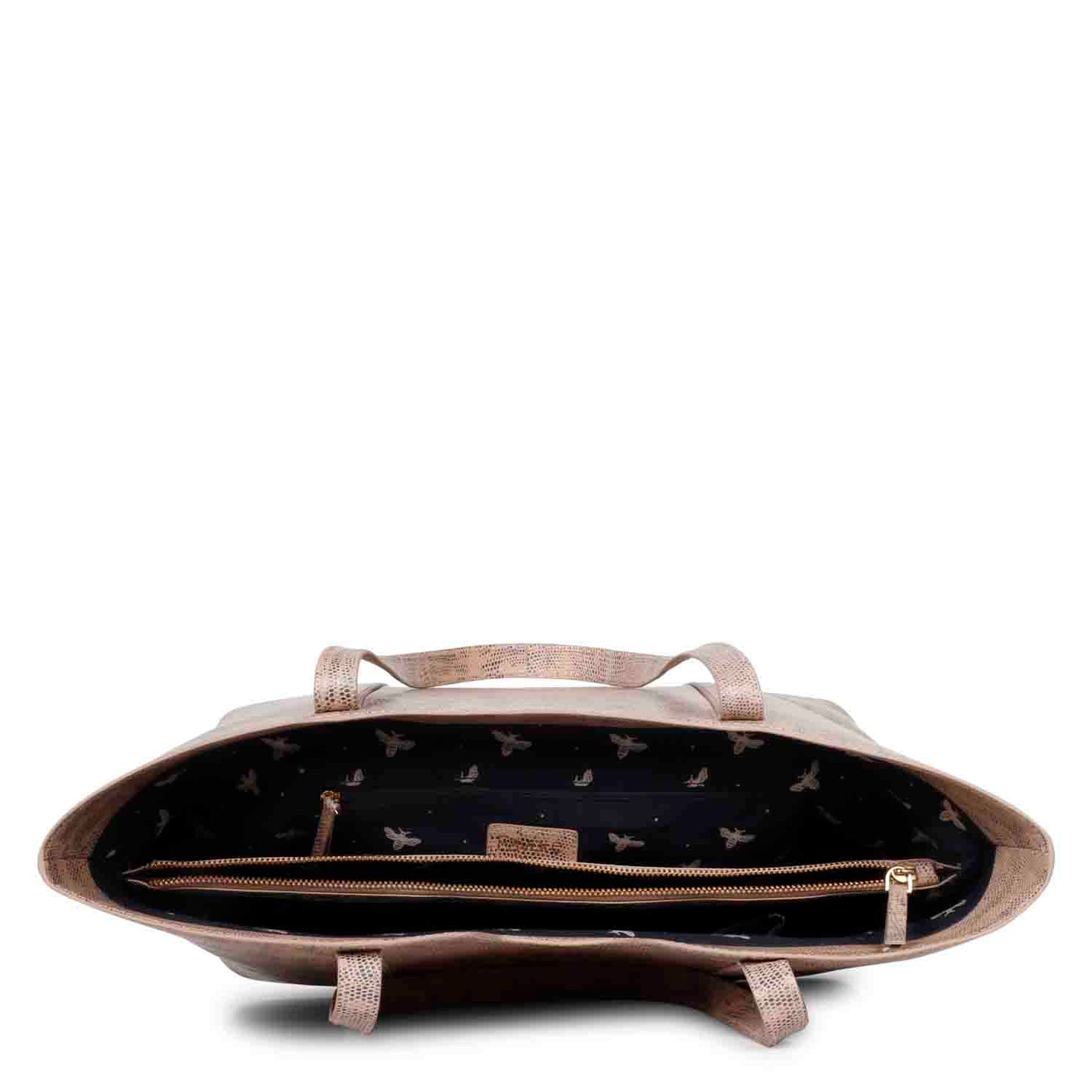 Favore Peach Leather Structured Shoulder Bag