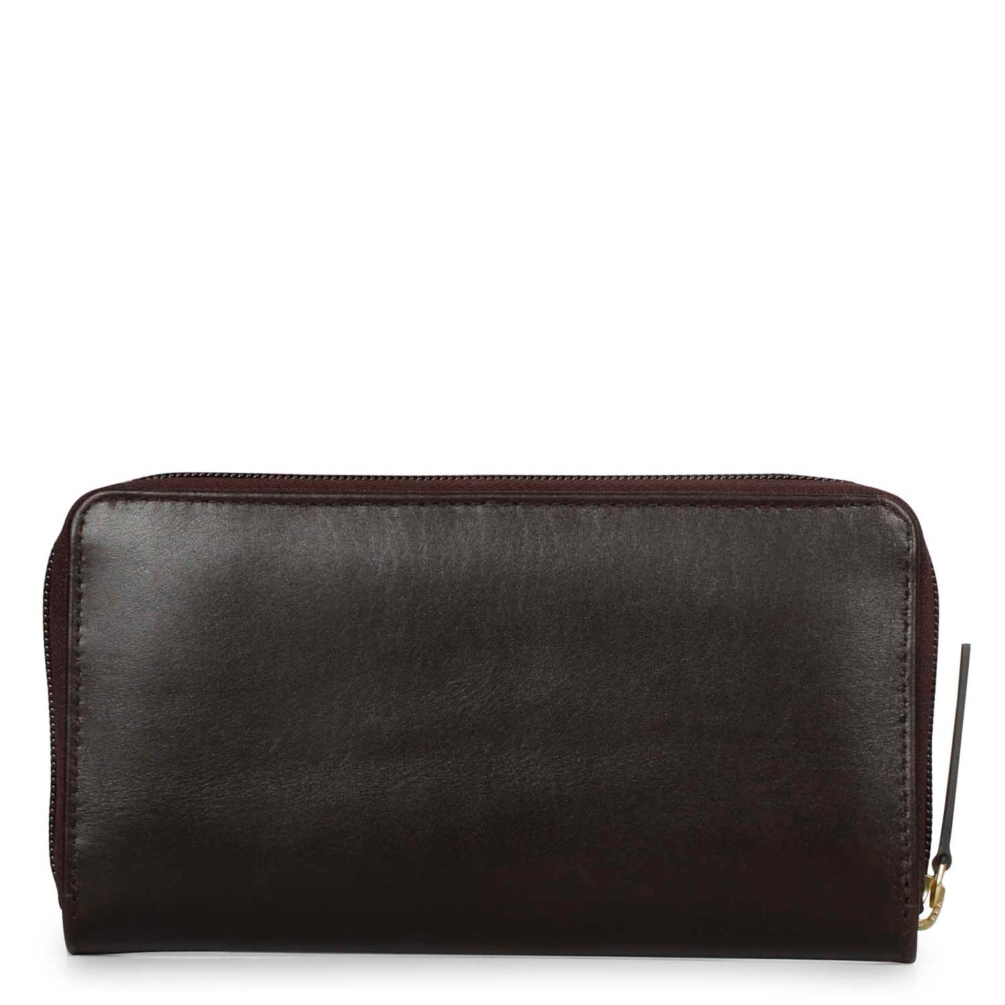 Favore Dark Brown Leather Purse Clutches