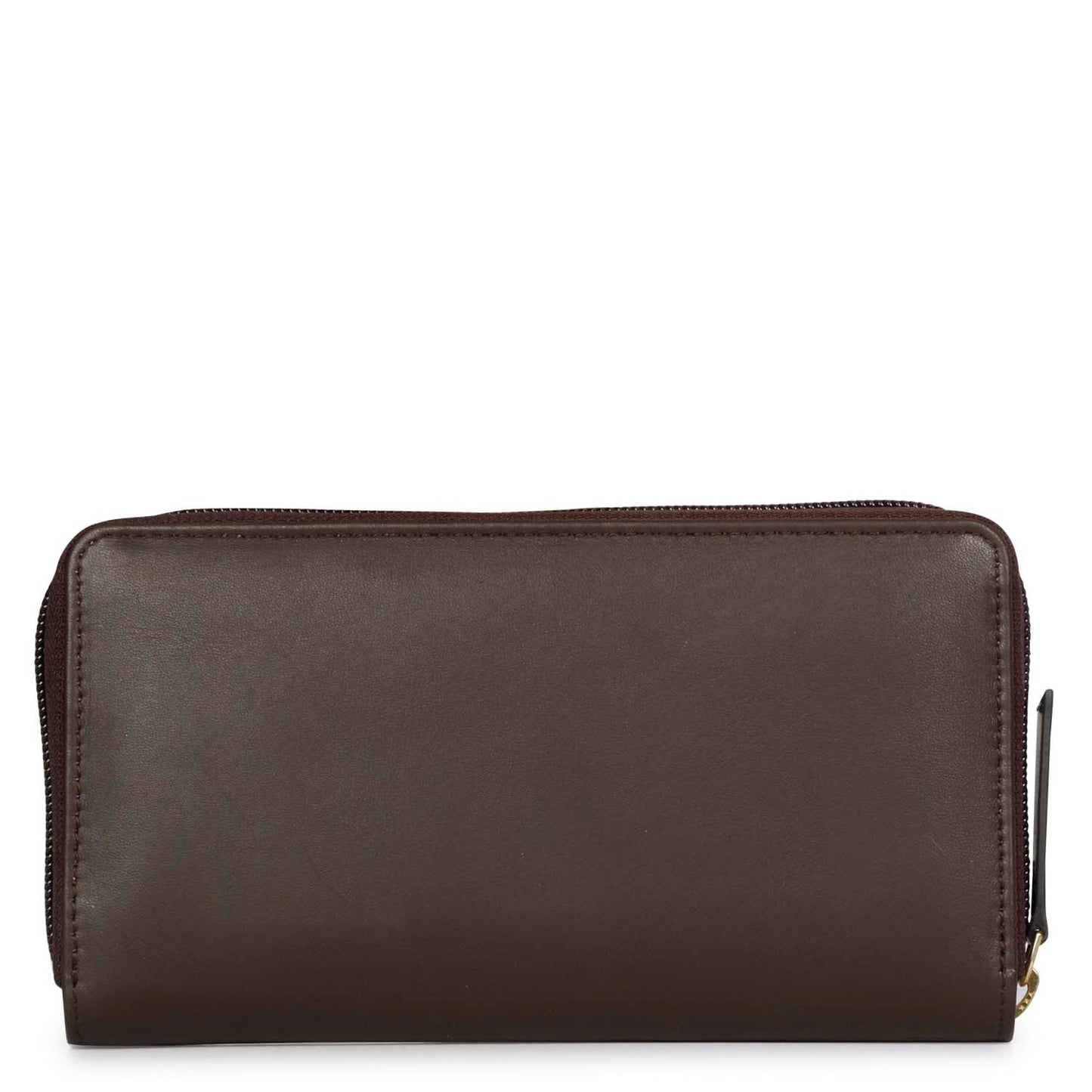 Favore Dark Brown Leather Purse Clutches