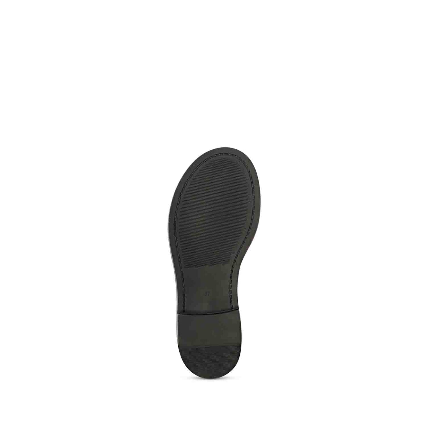 ViviBlu Black Leather Platform Sandals