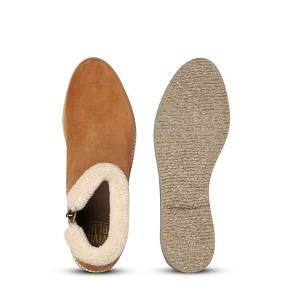 ViviBlu Charcoal Suede Ankle Boots