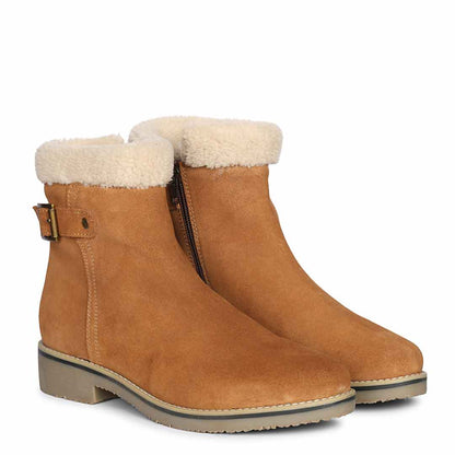 ViviBlu Charcoal Suede Ankle Boots