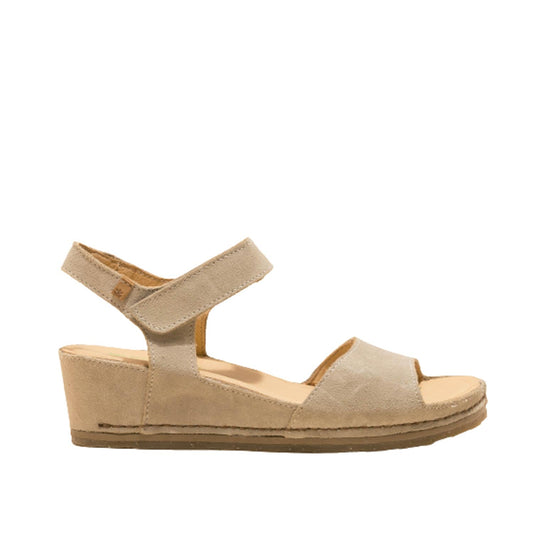 El Naturalista Piedra Embellished Leather Block Sandals with Buckle