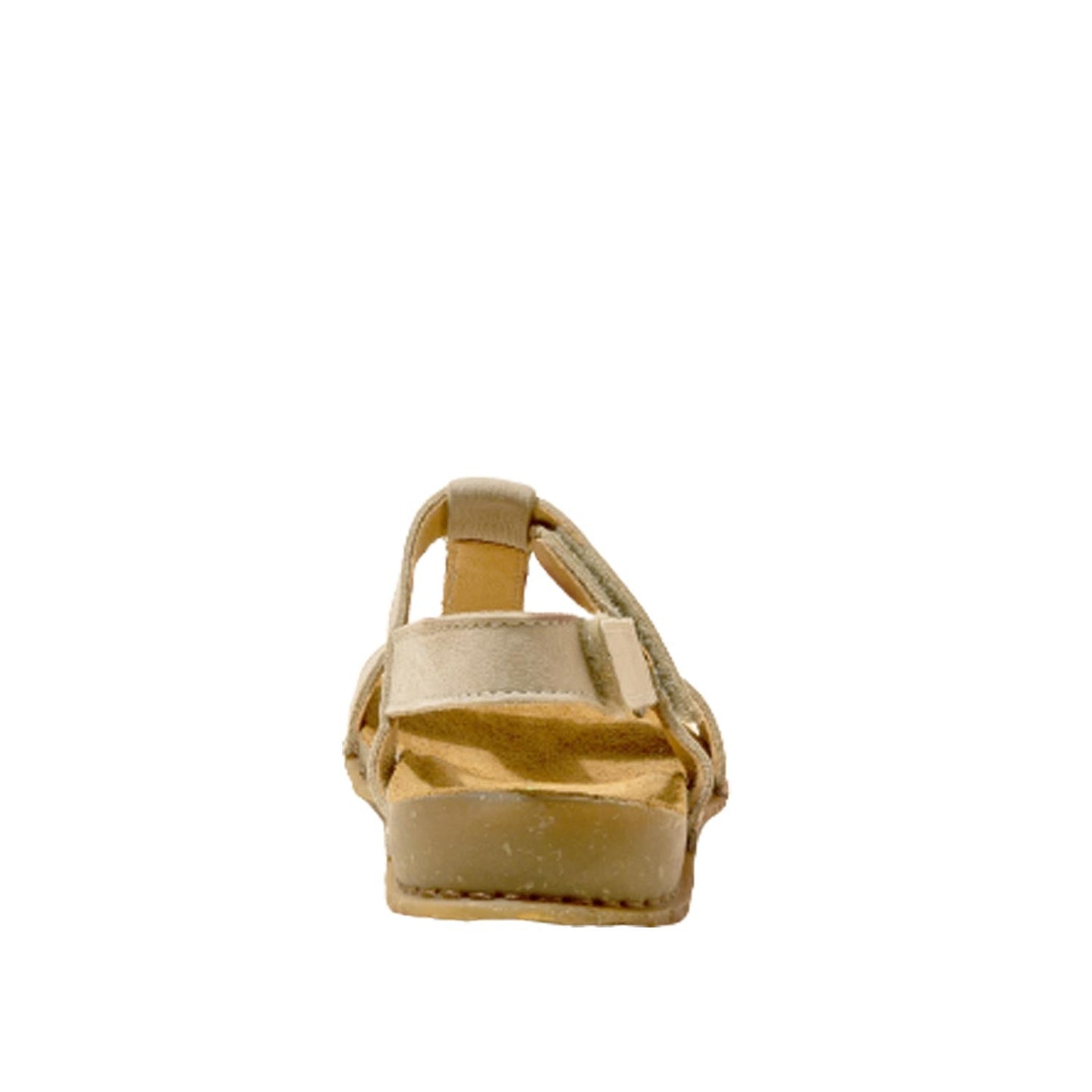 El Naturalista Piedra Embellished Leather Block Sandals with Buckle