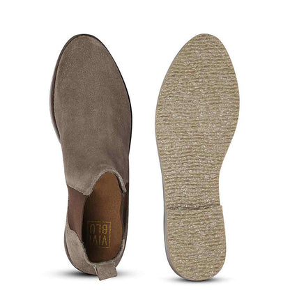 ViviBlu Charcoal Suede Ankle Boots