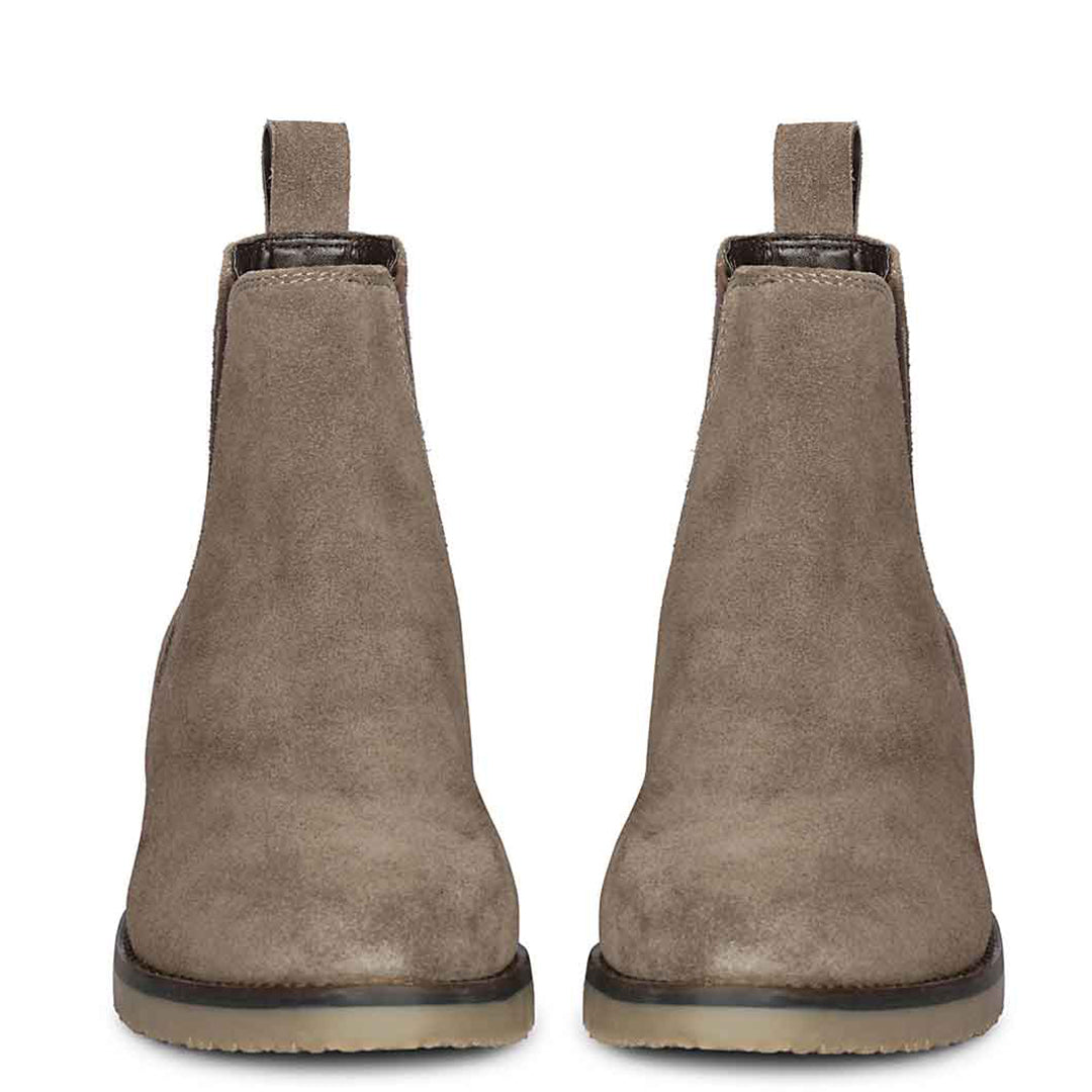 ViviBlu Charcoal Suede Ankle Boots