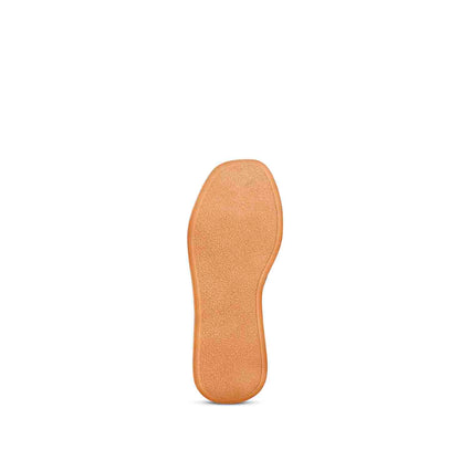 ViviBlu Tan Leather Platform Sandals