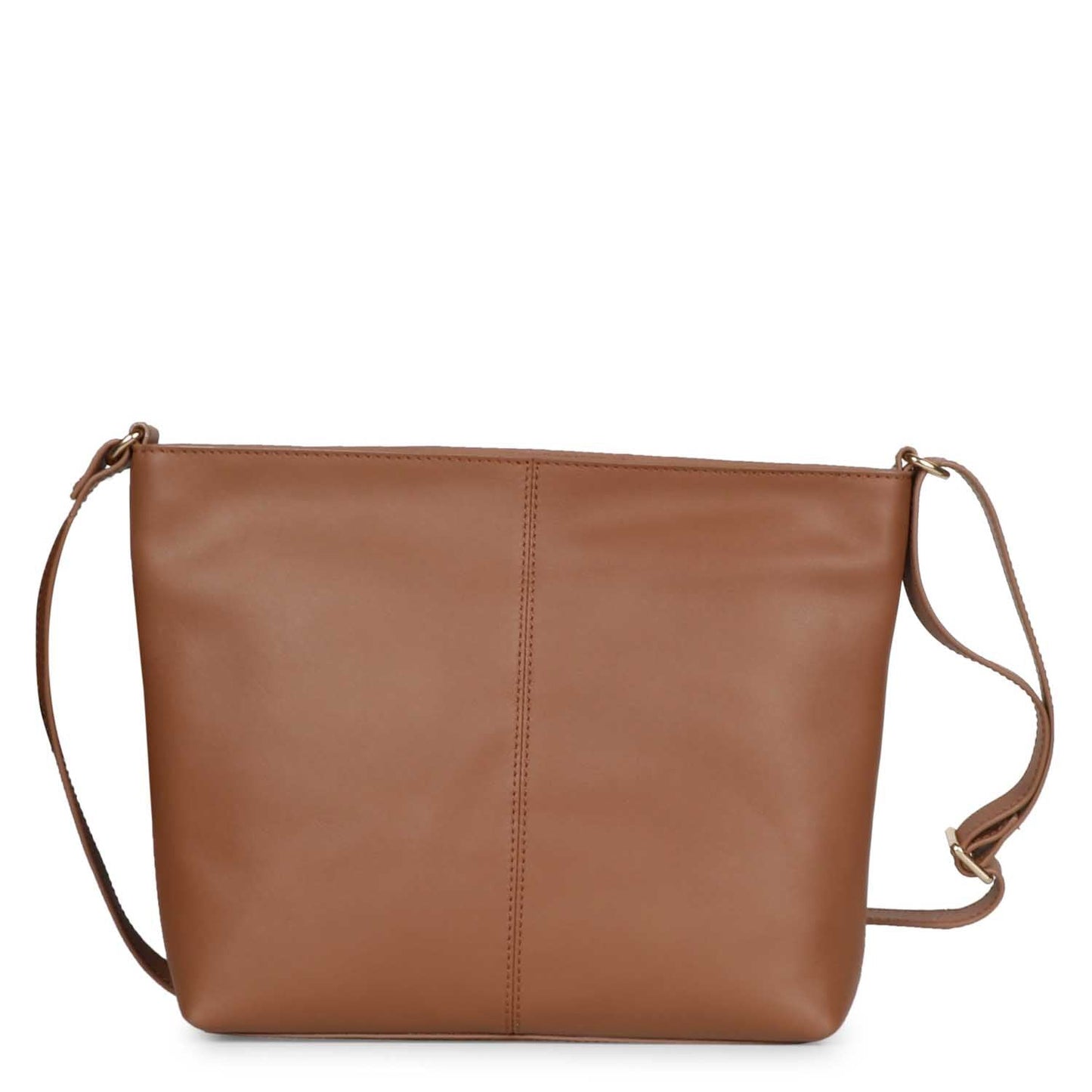Favore Brown Women Leather Structured Sling Bag