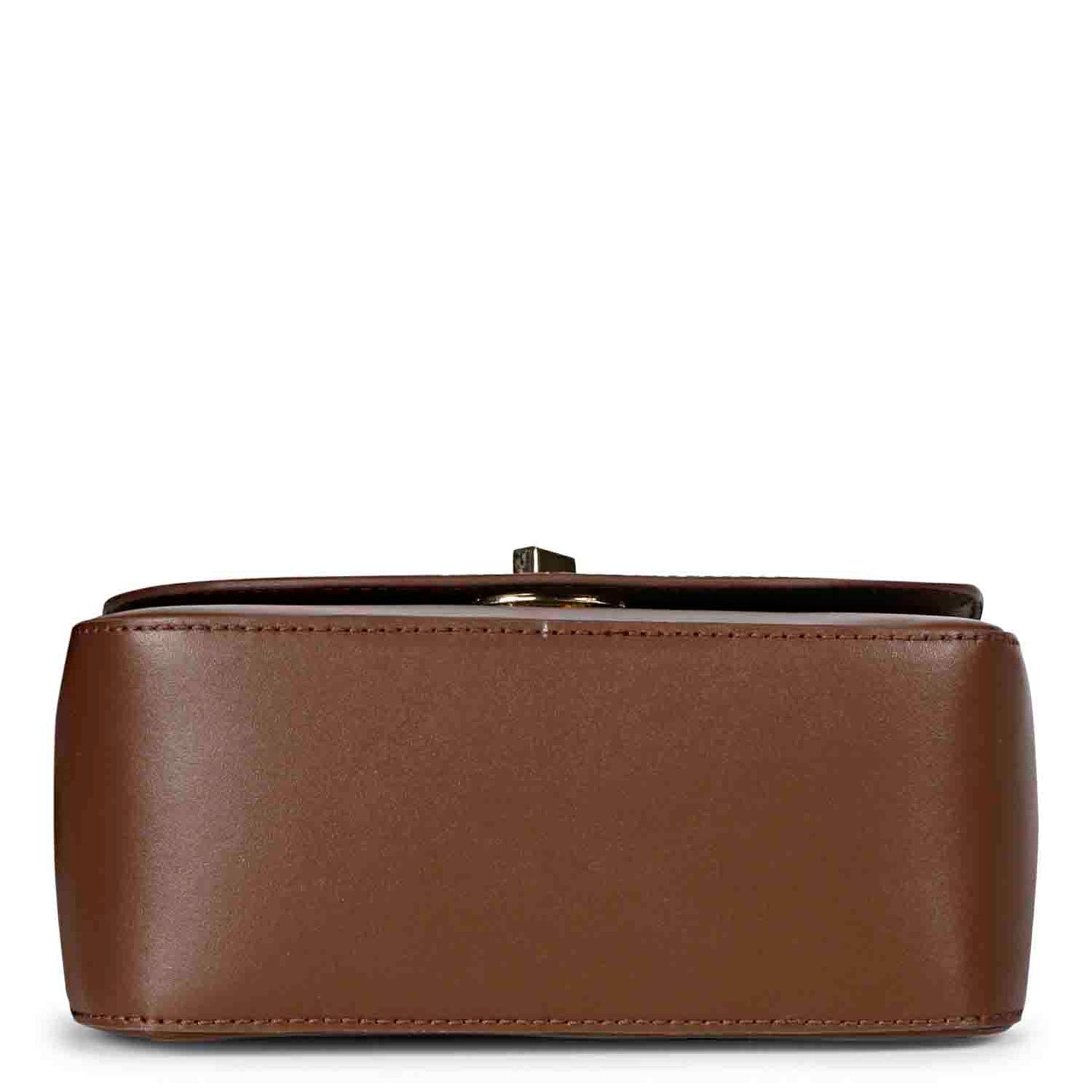Favore Dark Brown Womens  Leather Structured Sling Bag