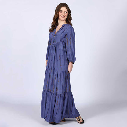 Saint Elodie Womens Midnight Blue Maxi Dresses