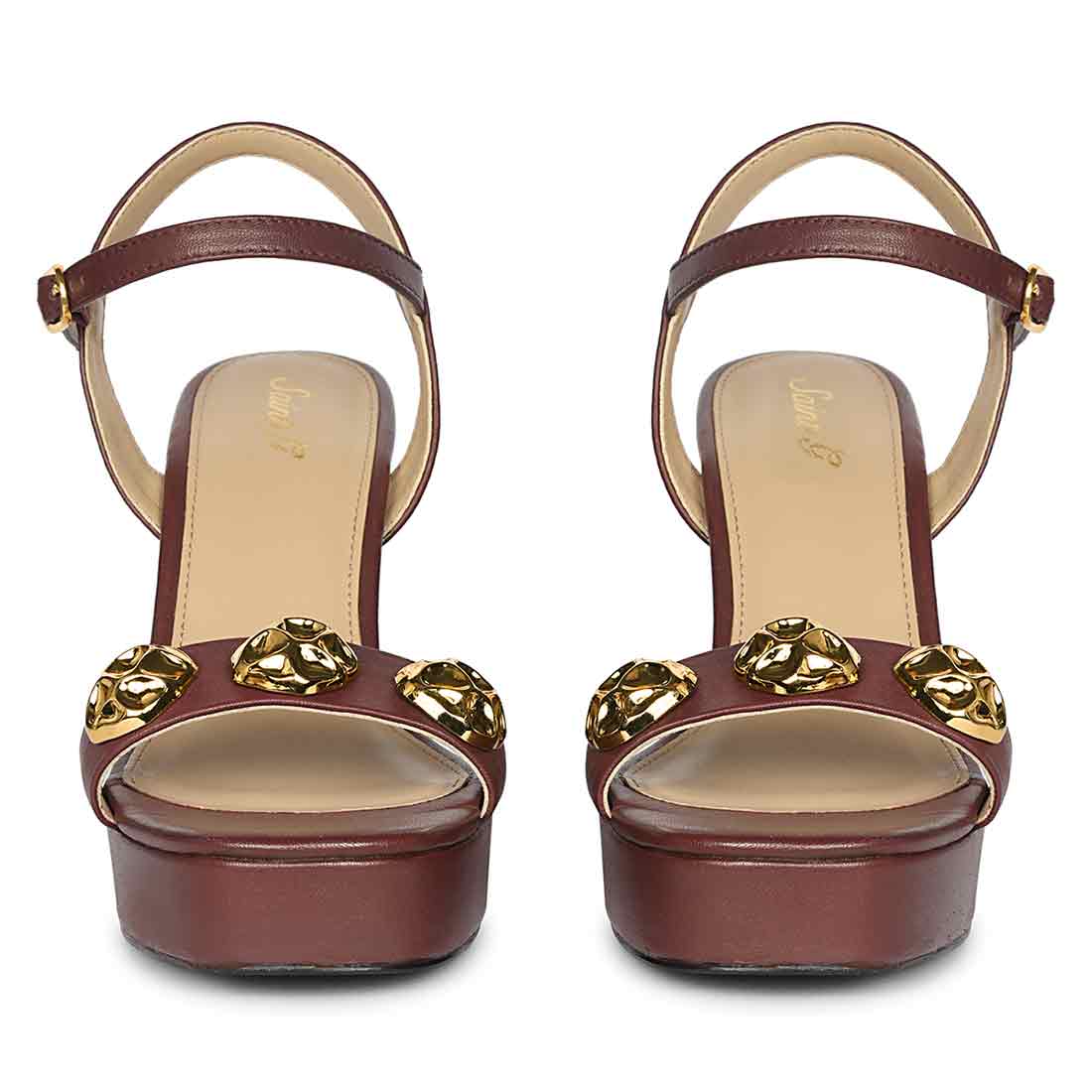 Saint Essie Port Royale Vegan Leather Block Heels