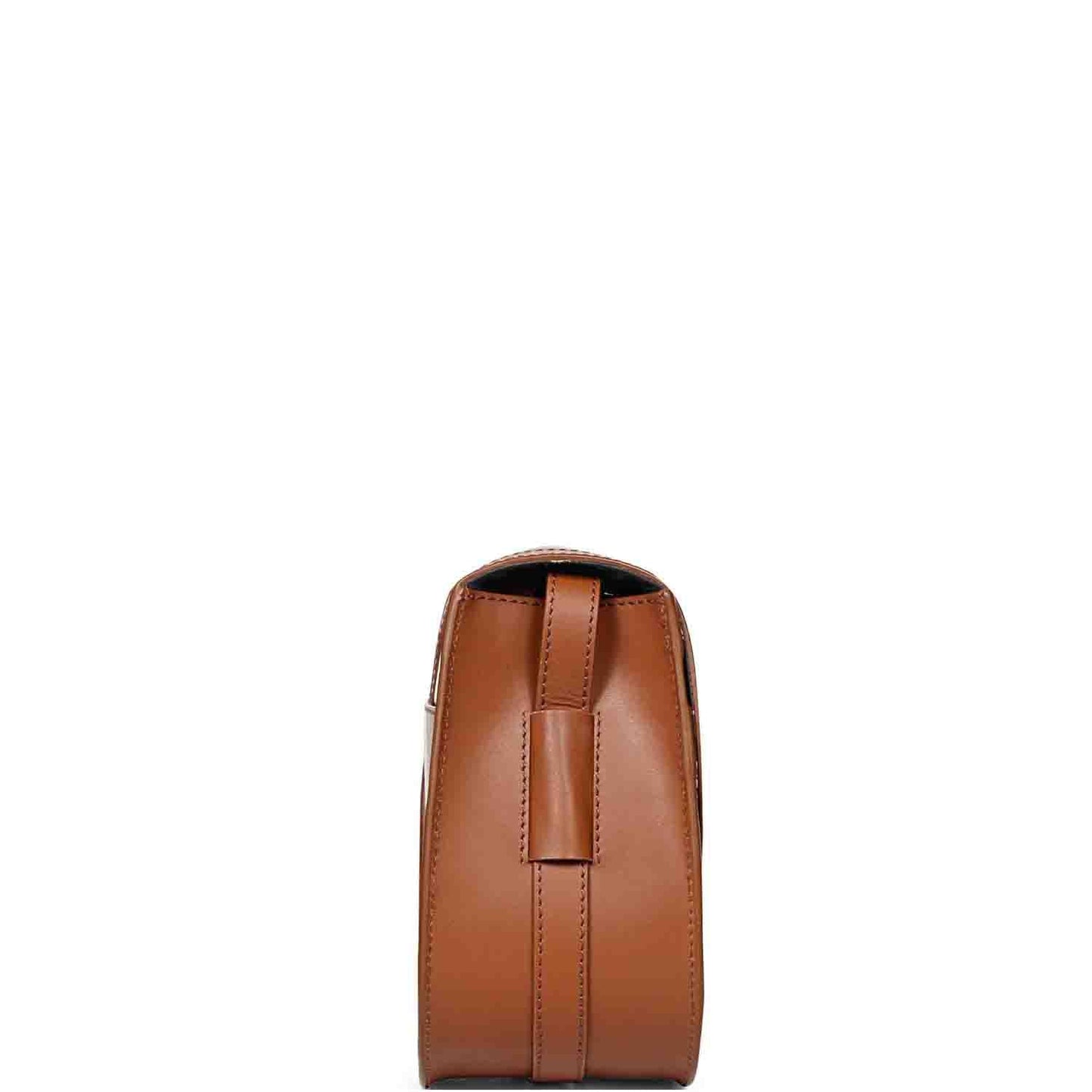 Favore Tan Womens  Leather Structured Sling Bag