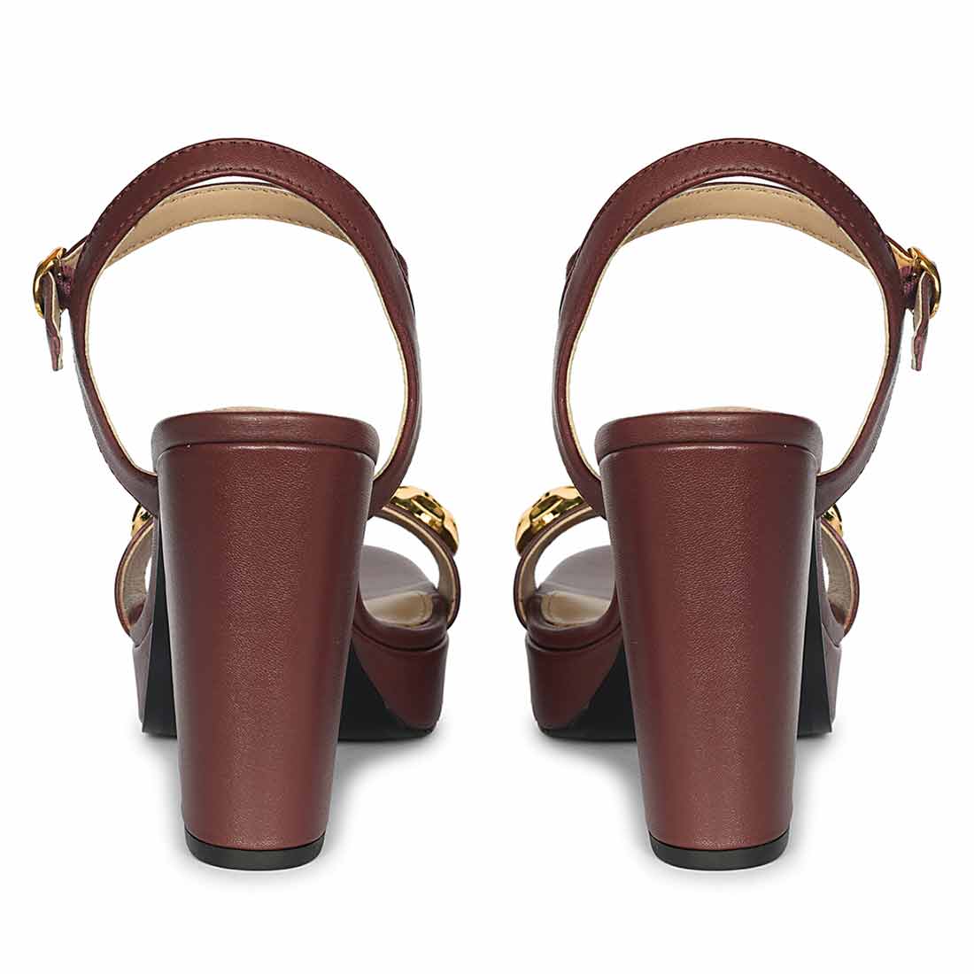 Saint Essie Port Royale Vegan Leather Block Heels