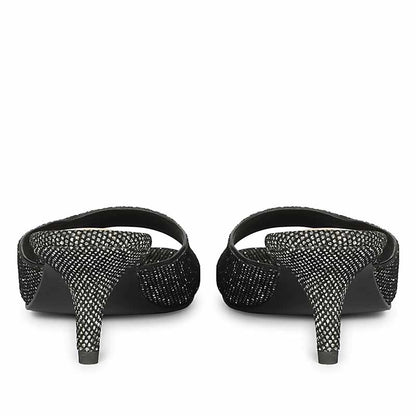 Saint Lorelei Pewter Glitter Kitten Heels
