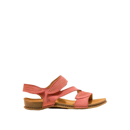 El Naturalista Loto Embellished Leather Block Sandals with Buckle
