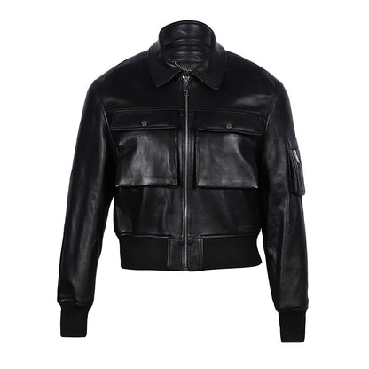 Saint Rosine Women Black Leather Jackets