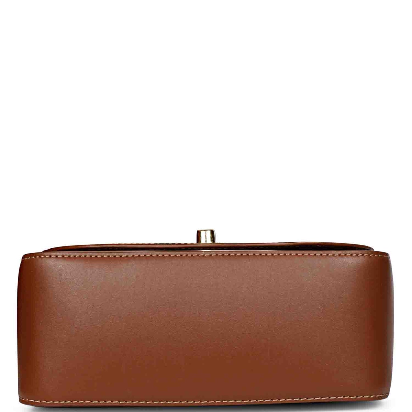 Favore Tan Womens  Leather Structured Sling Bag