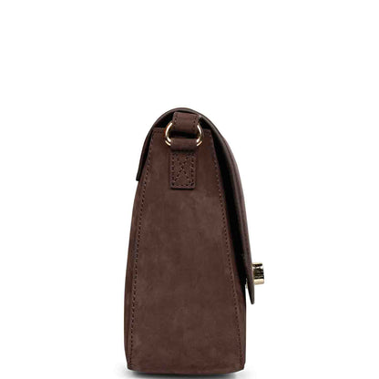 Favore Women Grey Leather Structured Sling Bag