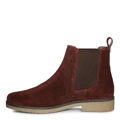 ViviBlu Wine Suede Ankle Boots