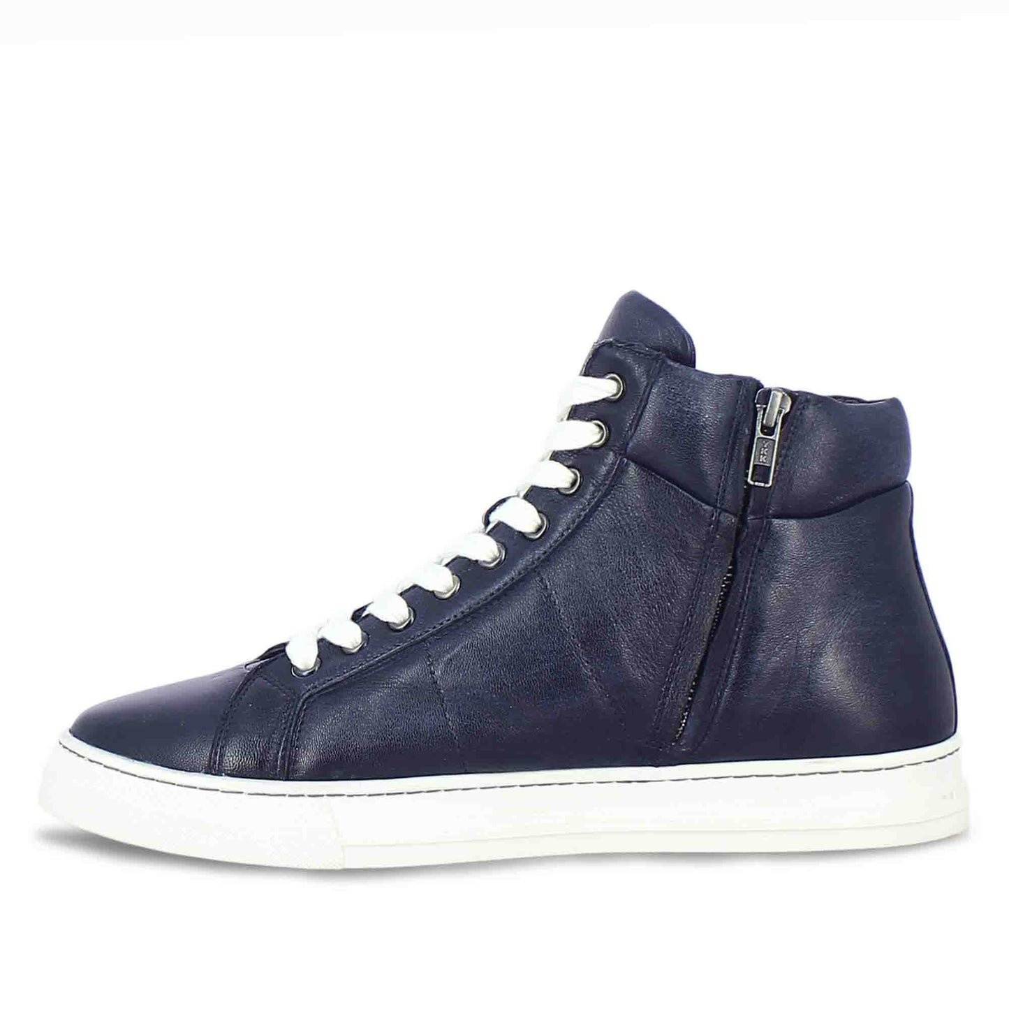 Whitesta Tesoro Blue Leather Handcrafted Sneakers