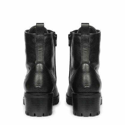Saint Moira Black Leather Lace up Ankle Boots