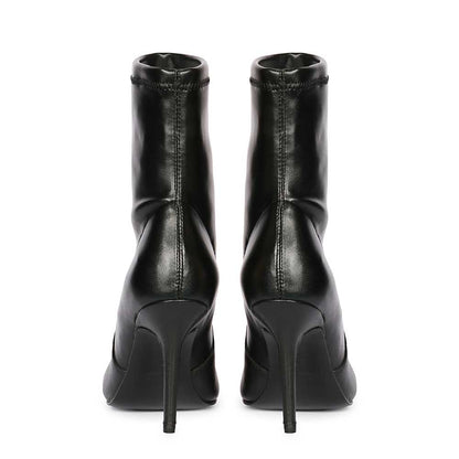 Saint Jaime Stretch Napa Leather Stiletto Heel Ankle Boots