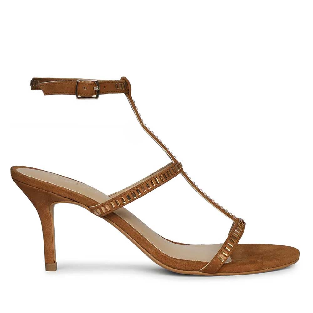 Saint Dylan Strass-Embellished Cuoio Leather Stilettos