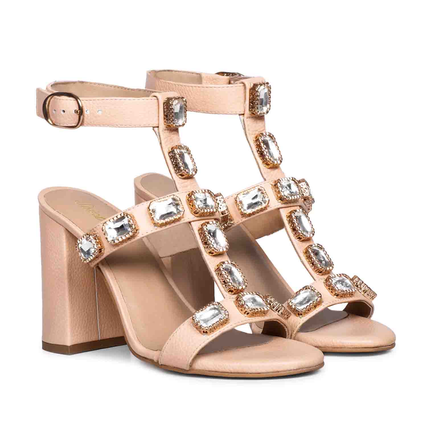 Fashion Forward: Saint Shirley's Stone Block Heels in Cipra Leather