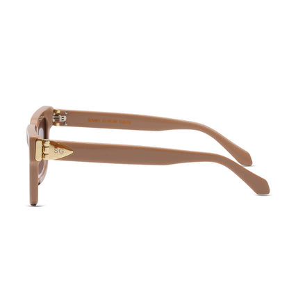 Kai Dusk Clay Bronze Rectangle Sunglasses