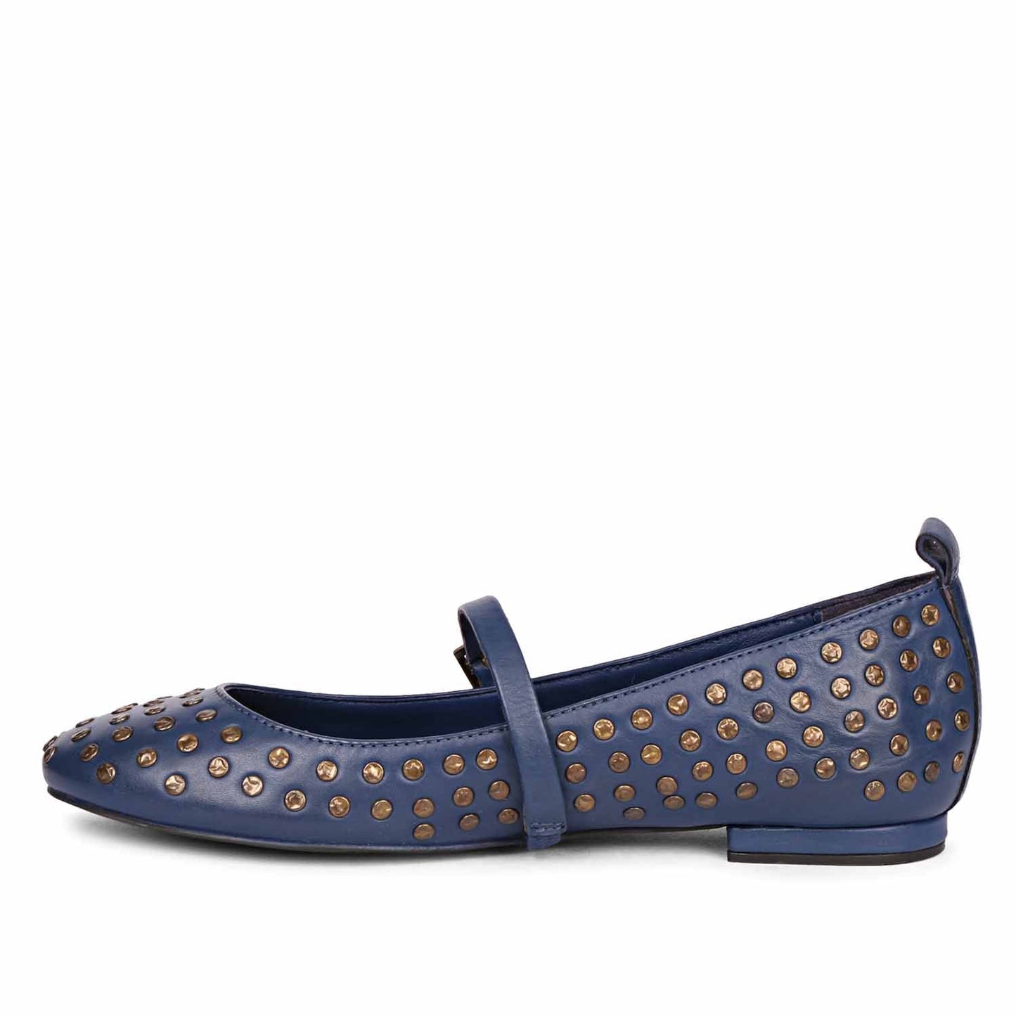 Saint Aleah Navy Studded Ballerina
